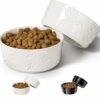 Non-slip ceramic dog bowls