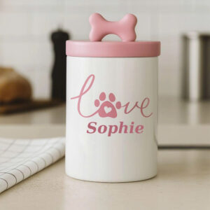 Pet treat jar